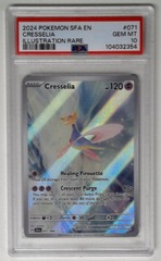 V1606: 2024: Cresselia: 071/064: Shrouded Fable: PSA: 10: GEM MT: 104032354